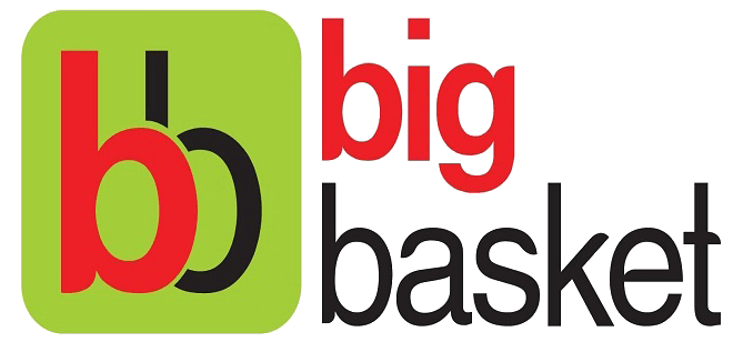 BigBasket green red logo title