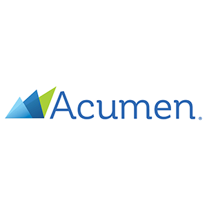 acumen blue title blue green logo