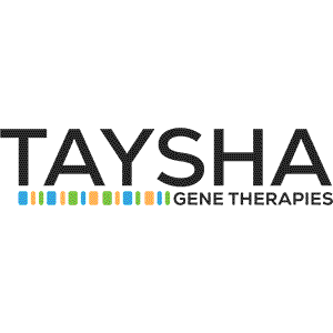 taysha gene therapies black title orange blue green logo