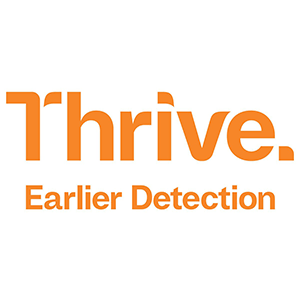 thrive earlier detection orange title logo