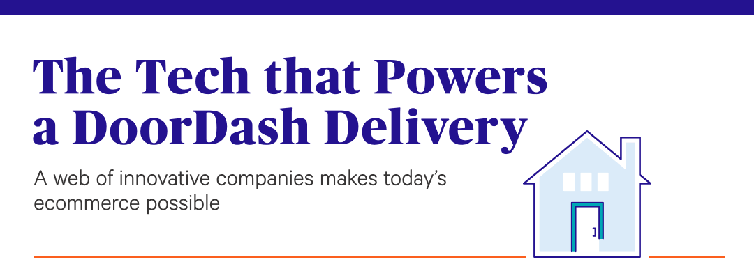 the tech that powers a doordash delivery