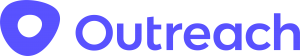 Outreach logo title purple